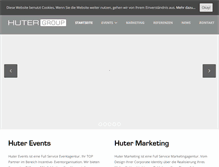 Tablet Screenshot of huter-group.de